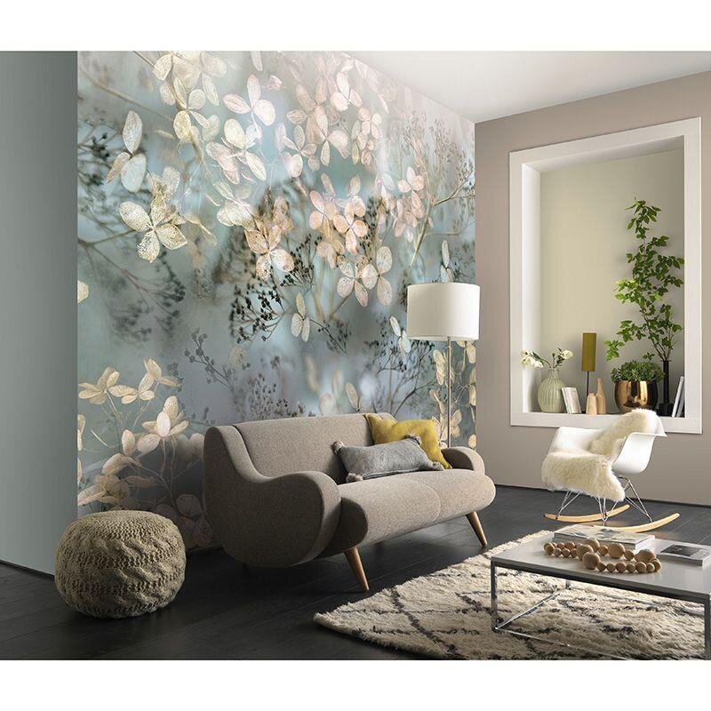 Digitaldruck-Tapete Beige, Creme, Grün, Schwarz, Anthrazit Guido Maria Kretschmer (223625)