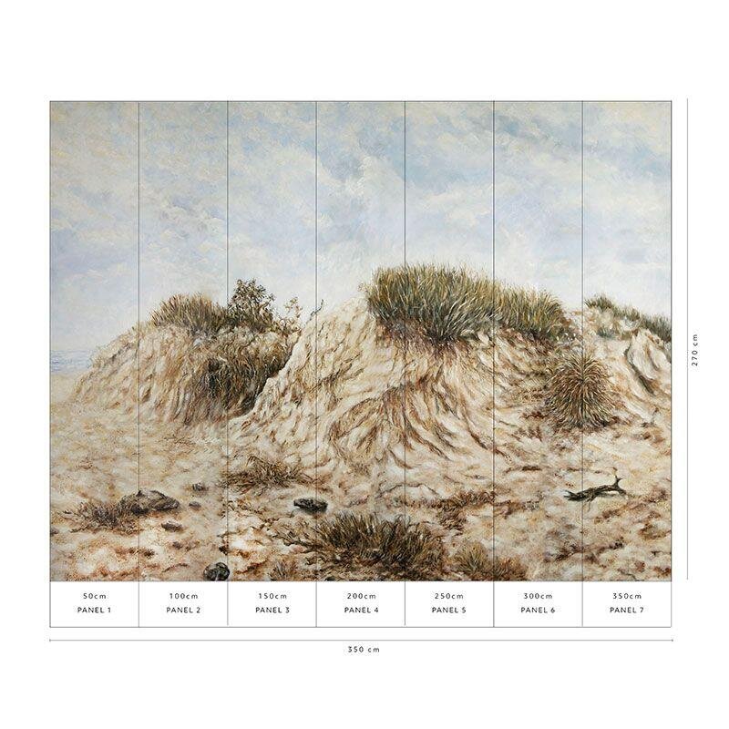 Digitaldruck-Tapete Blau, Braun, Grün Guido Maria Kretschmer (223410)