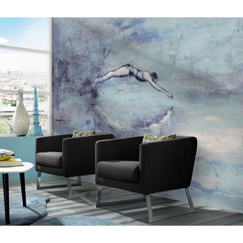 Digitaldruck-Tapete Blau, Türkis Guido Maria Kretschmer (223315)