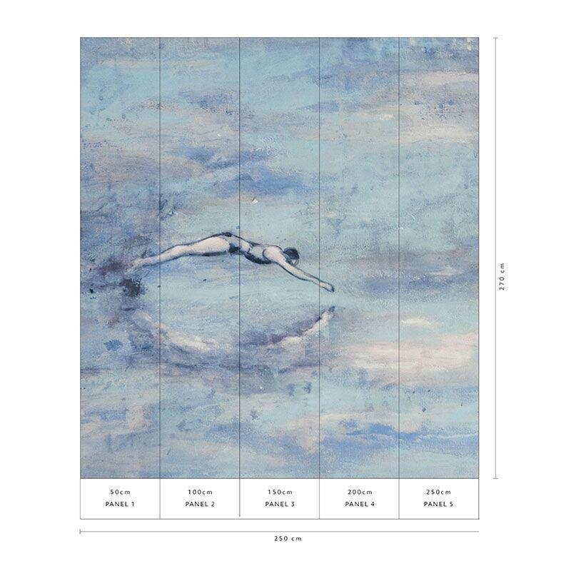 Digitaldruck-Tapete Blau, Türkis Guido Maria Kretschmer (223315)