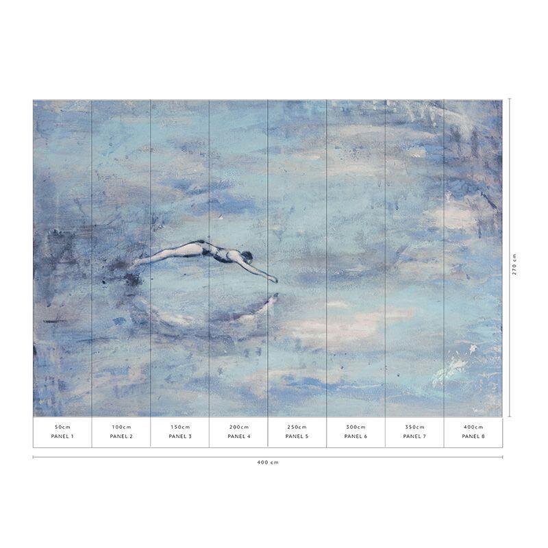 Digitaldruck-Tapete Blau, Türkis Guido Maria Kretschmer (223310)