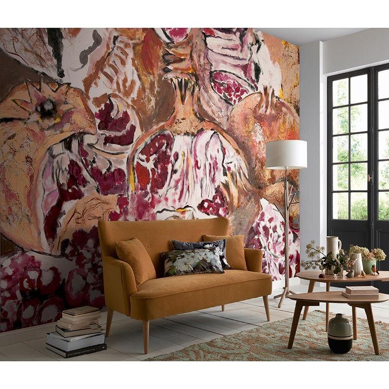 Digitaldruck-Tapete Beige, Braun, Orange, Pink, Rot Guido Maria Kretschmer (223210)