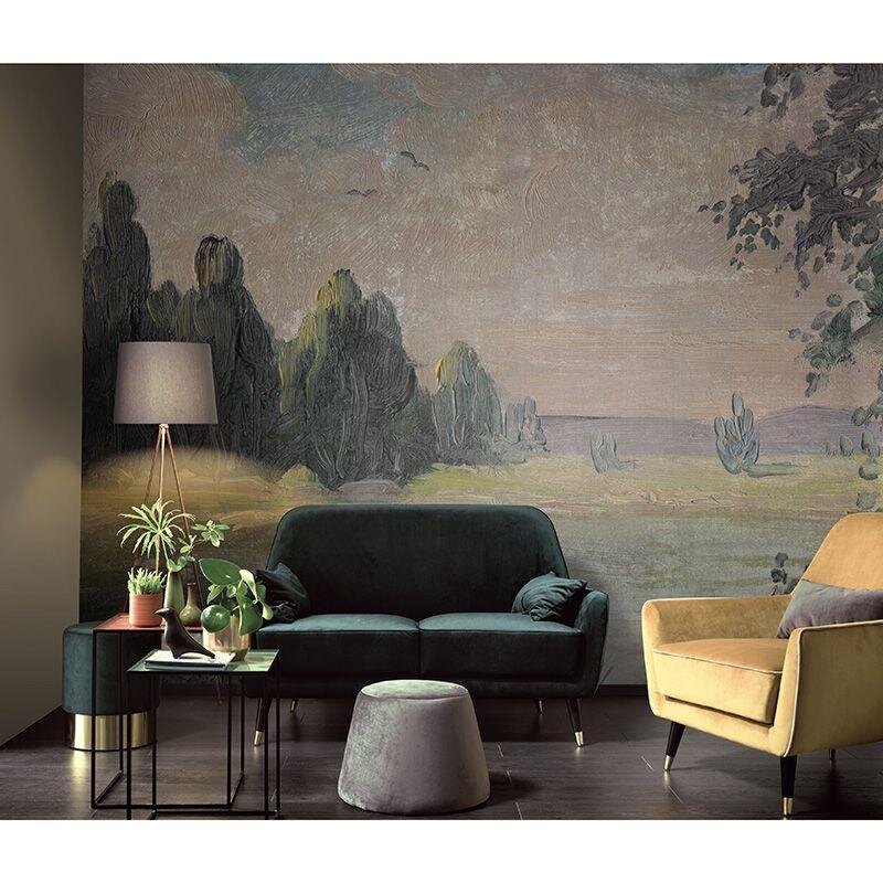 Digitaldruck-Tapete Blau, Braun, Grün Guido Maria Kretschmer (223115)