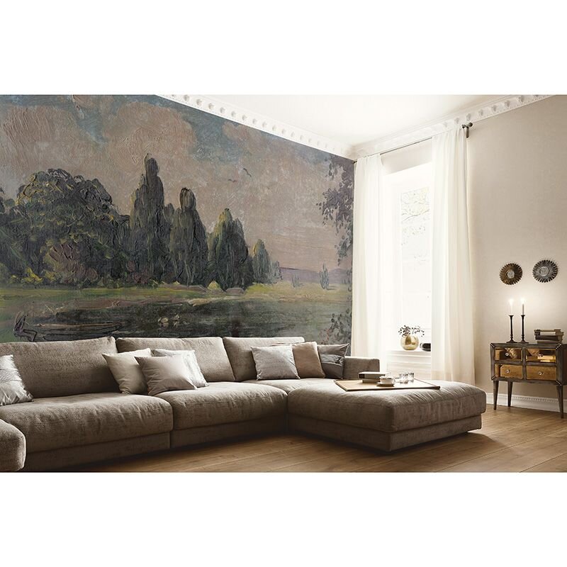 Digitaldruck-Tapete Blau, Braun, Grün Guido Maria Kretschmer (223110)