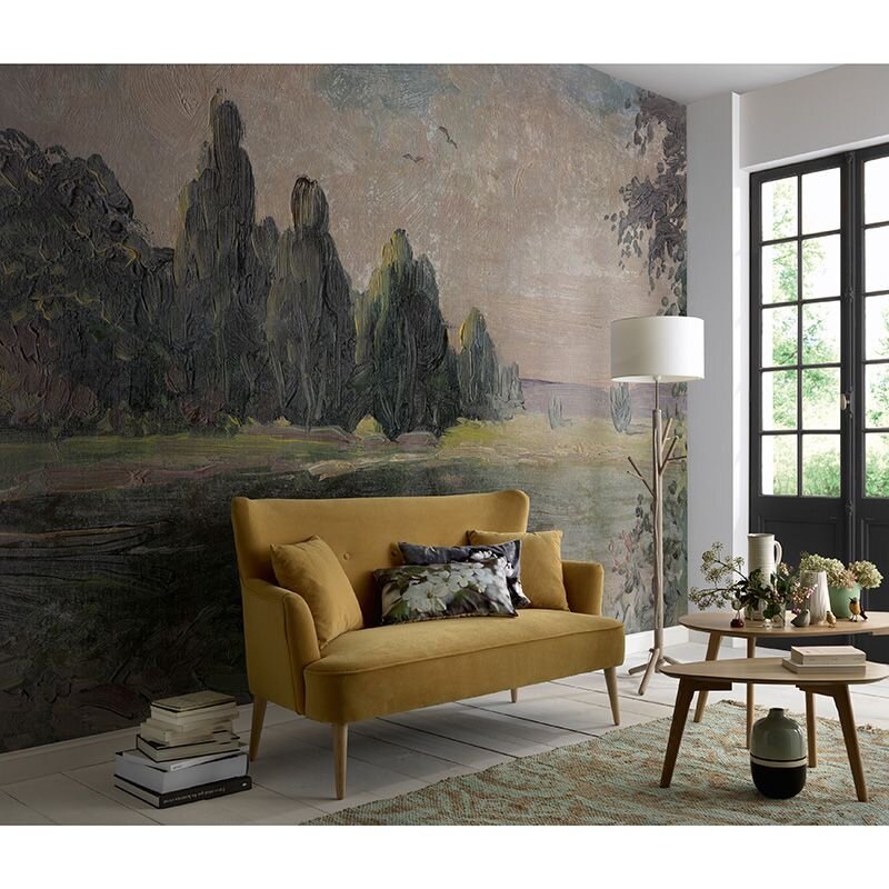 Digitaldruck-Tapete Blau, Braun, Grün Guido Maria Kretschmer (223110)