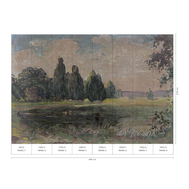 Digitaldruck-Tapete Blau, Braun, Grün Guido Maria Kretschmer (223110)