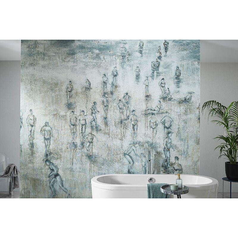 Digitaldruck-Tapete Blau, Braun, Grün Guido Maria Kretschmer (223025)