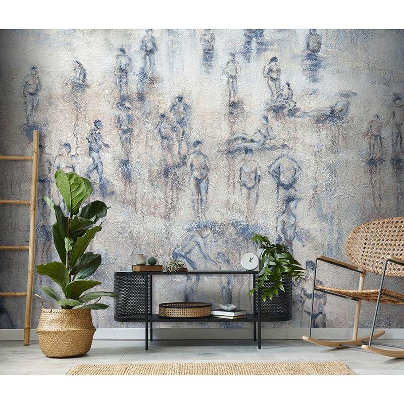 Digitaldruck-Tapete Blau, Braun, Grün Guido Maria Kretschmer (223025)