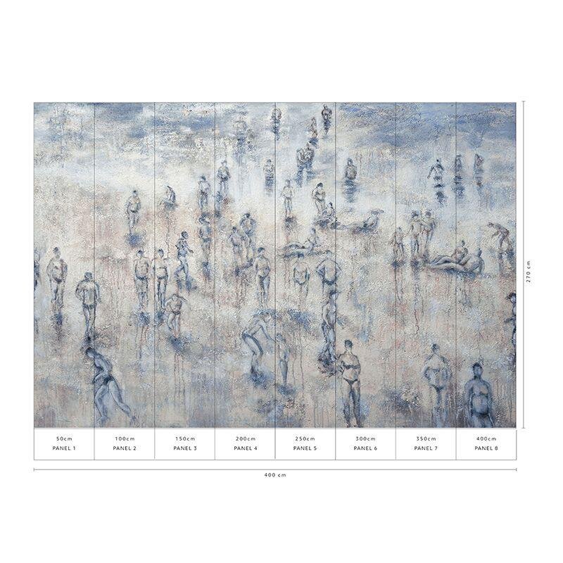 Digitaldruck-Tapete Blau, Braun, Grün Guido Maria Kretschmer (223020)