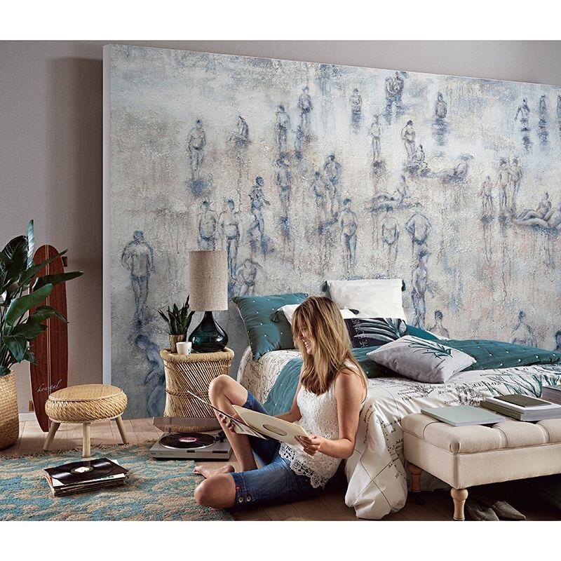 Digitaldruck-Tapete Blau, Braun, Grün Guido Maria Kretschmer (223020)