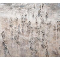 Digitaldruck-Tapete Braun, Grau, Silber Guido Maria...