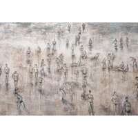 Digitaldruck-Tapete Braun, Grau, Silber Guido Maria...