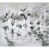 Digitaldruck-Tapete Grau, Silber, Gr&uuml;n Guido Maria...