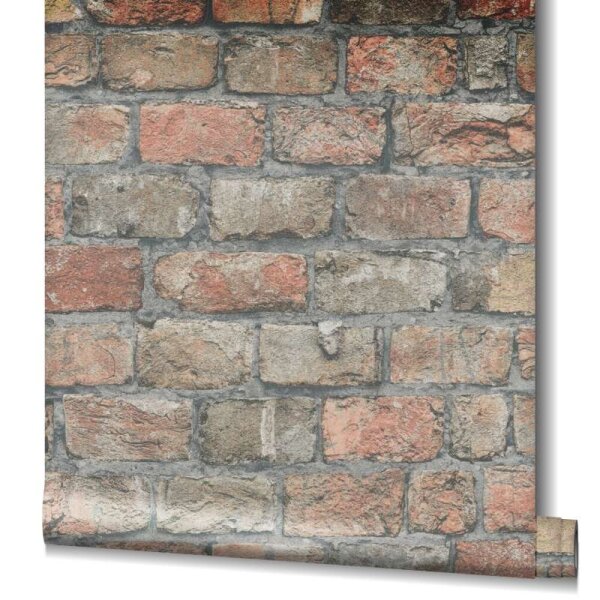 Tapete GZSZ Braun, Orange, Terrakotta Marburg Vliestapete (34834)