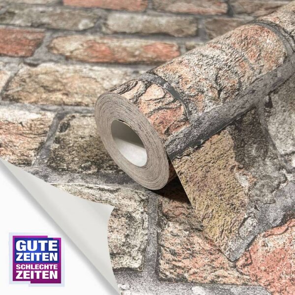 Tapete GZSZ Braun, Orange, Terrakotta Marburg Vliestapete (34834)