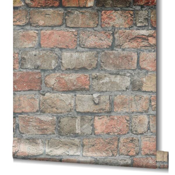 Tapete GZSZ Braun, Orange, Terrakotta Marburg Vliestapete (34834)