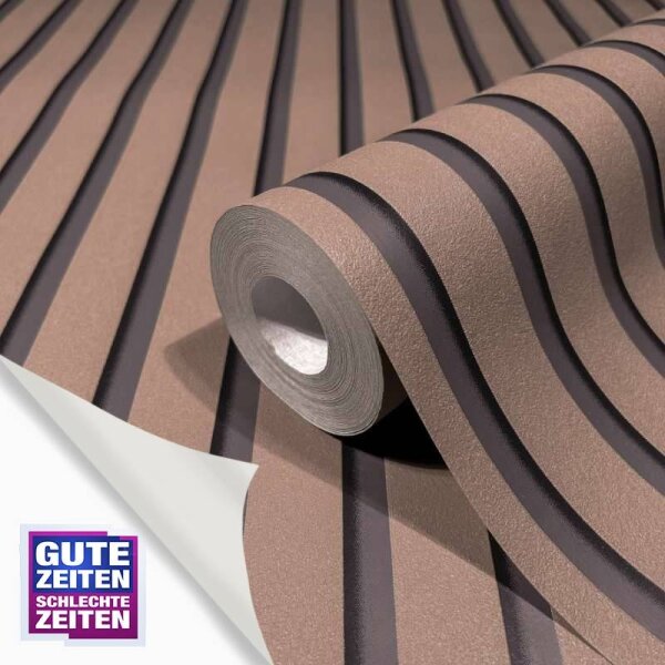 Tapete GZSZ Braun, Schwarz, Anthrazit Marburg Vliestapete (34831)