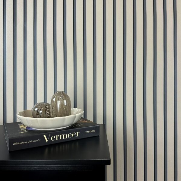 Tapete GZSZ Greige, Schwarz, Anthrazit Marburg Vliestapete (34829)