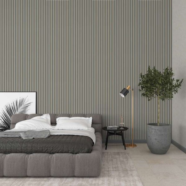 Tapete GZSZ Greige, Schwarz, Anthrazit Marburg Vliestapete (34829)