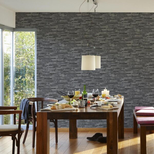 Tapete Grau, Silber AS-Creation Vliestapete (914224)