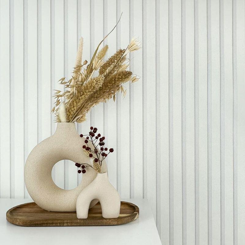 Tapete GZSZ Grau, Weiß Marburg Vliestapete (34828)