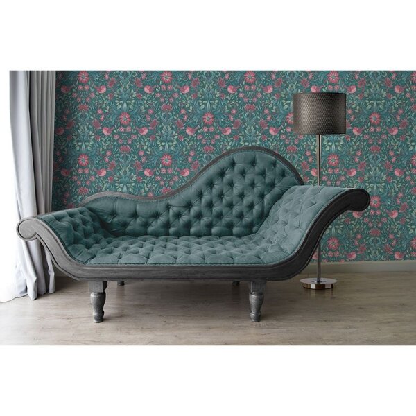 Tapete Blau, Grün, Petrol, Pink AS-Creation Vliestapete (390754)