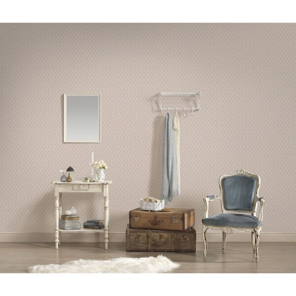 Tapete Blau, Rosa, Rose AS-Creation Vliestapete (390742)