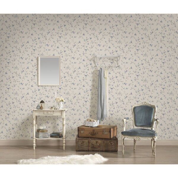 Tapete Blau, Grau, Silber AS-Creation Vliestapete (390713)