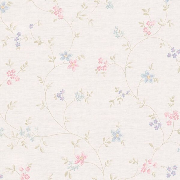 Tapete Blau, Grün, Rosa, Rose AS-Creation Vliestapete (390712)