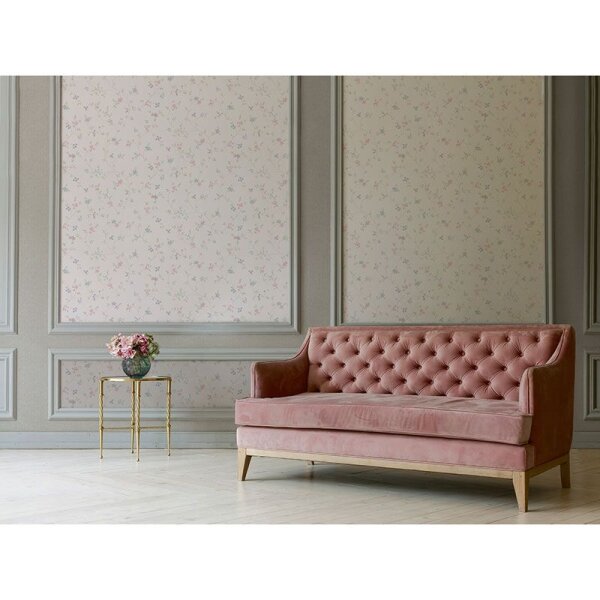 Tapete Blau, Grün, Rosa, Rose AS-Creation Vliestapete (390712)