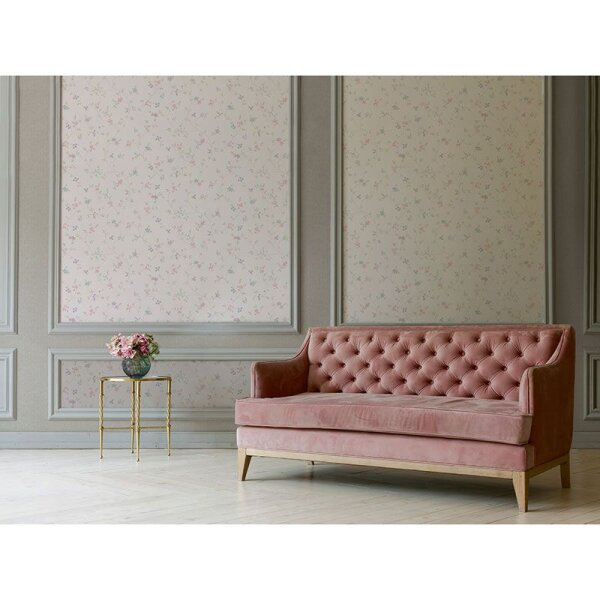 Tapete Blau, Grün, Rosa, Rose AS-Creation Vliestapete (390712)