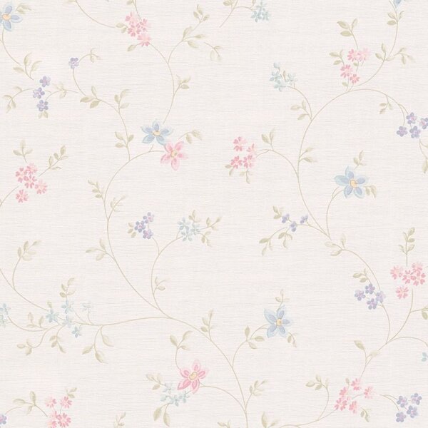 Tapete Blau, Grün, Rosa, Rose AS-Creation Vliestapete (390712)