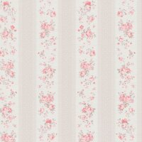 Tapete Greige, Pink, Wei&szlig; AS-Creation Vliestapete...