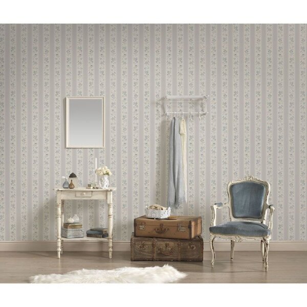 Tapete Blau, Grau, Silber, Weiß AS-Creation Vliestapete (390693)