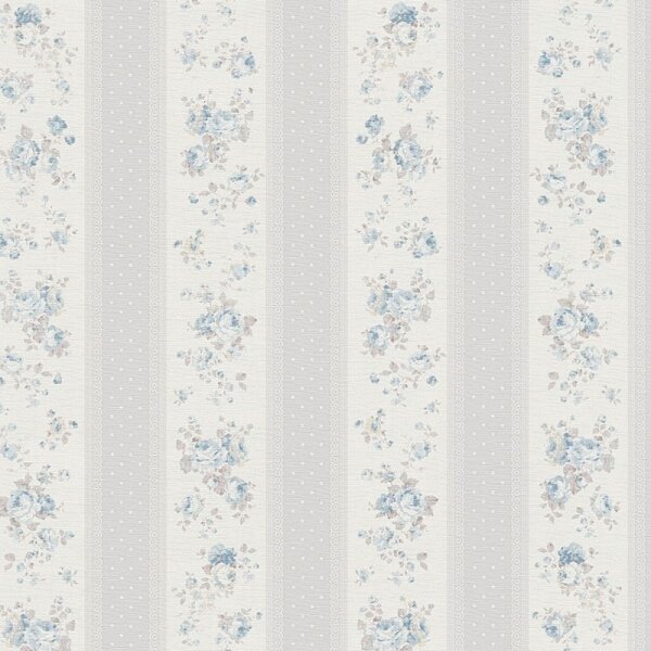 Tapete Blau, Grau, Silber, Weiß AS-Creation Vliestapete (390693)