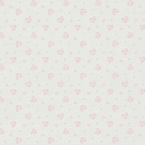 Tapete Grau, Silber, Rosa, Rose AS-Creation Vliestapete (390673)