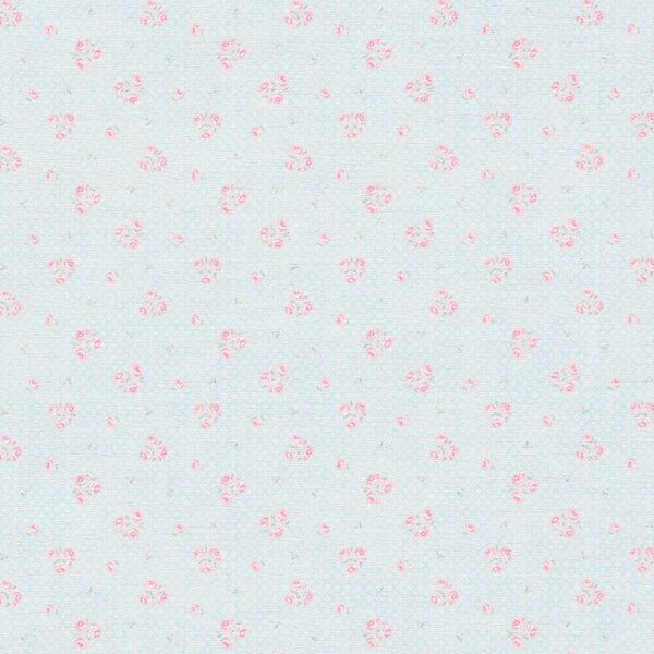 Tapete Blau, Rosa, Rose AS-Creation Vliestapete (390671)