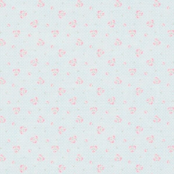 Tapete Blau, Rosa, Rose AS-Creation Vliestapete (390671)