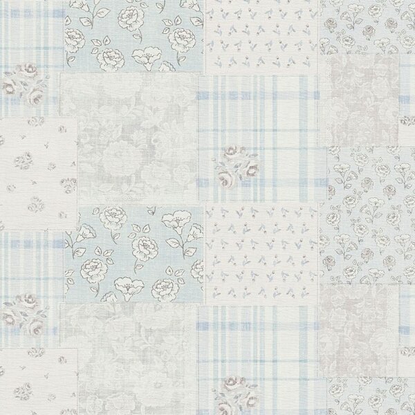 Tapete Blau, Grau, Silber AS-Creation Vliestapete (390664)