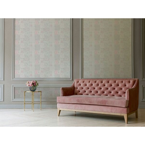 Tapete Grau, Silber, Rosa, Rose AS-Creation Vliestapete (390663)