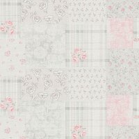 Tapete Grau, Silber, Rosa, Rose AS-Creation Vliestapete...