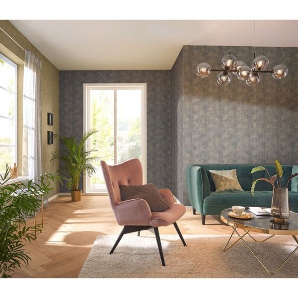 Tapete Gold, Kupfer Rasch Vliestapete (441659)