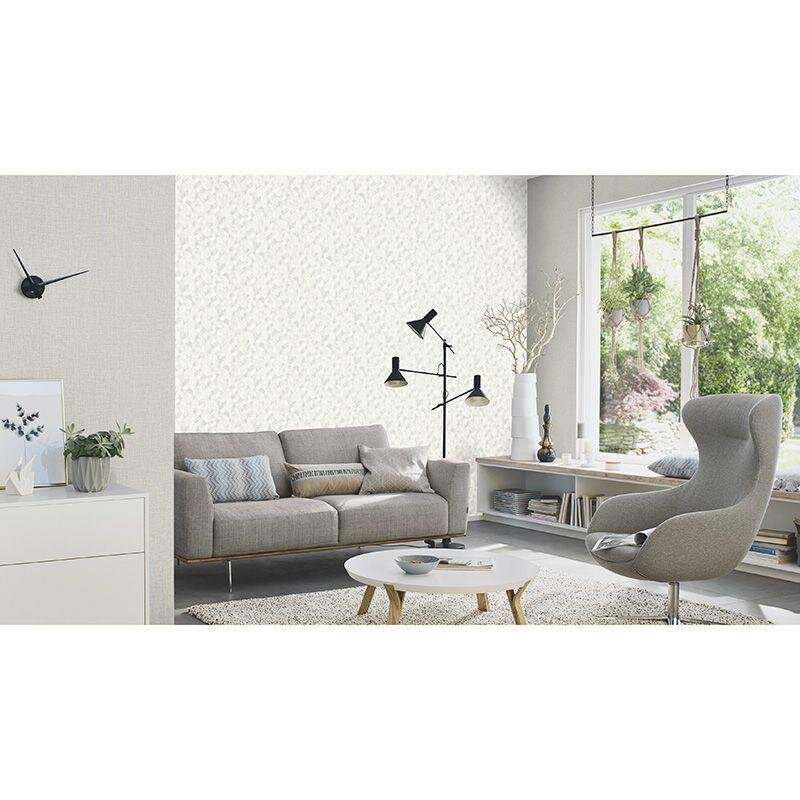 Tapete Grau, Silber, Weiß Rasch Vliestapete (654219)