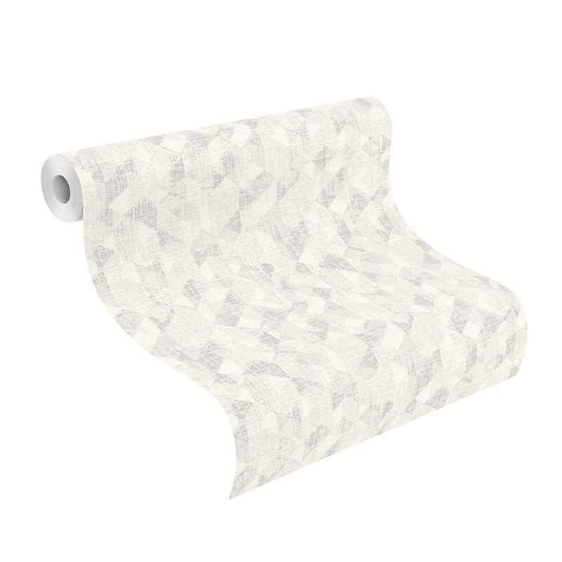 Tapete Grau, Silber, Weiß Rasch Vliestapete (654219)