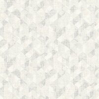 Tapete Grau, Silber, Wei&szlig; Rasch Vliestapete (654219)