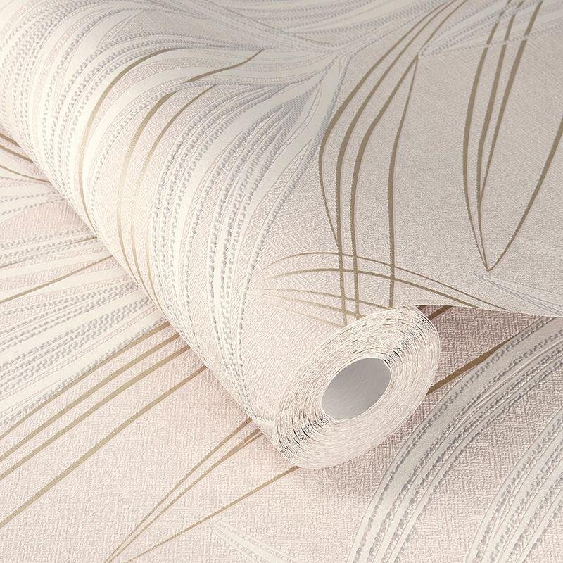 Tapete Rosa, Rose, Weiß Rasch Vliestapete (654028)