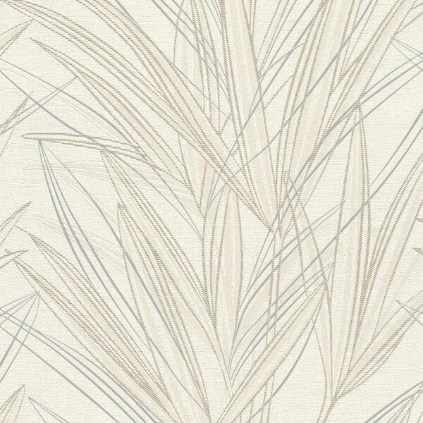 Tapete Braun, Greige, Weiß Rasch Vliestapete (654004)