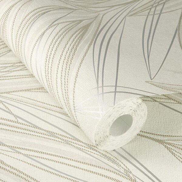 Tapete Braun, Greige, Weiß Rasch Vliestapete (654004)