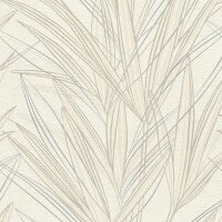 Tapete Braun, Greige, Wei&szlig; Rasch Vliestapete (654004)