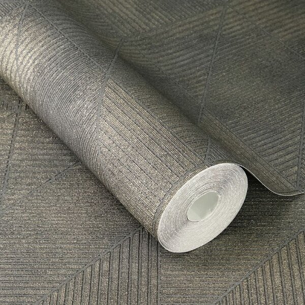 Tapete Grau, Silber Rasch Vliestapete (653946)